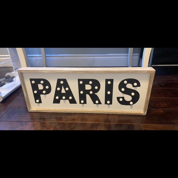 Paris Sign/Decor - Picture 2 of 2
